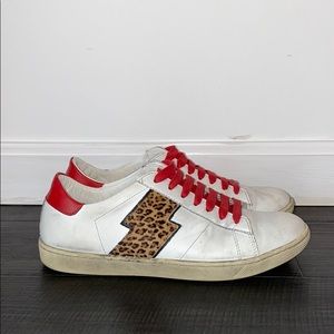 Amiri viper leopard low sneakers 38